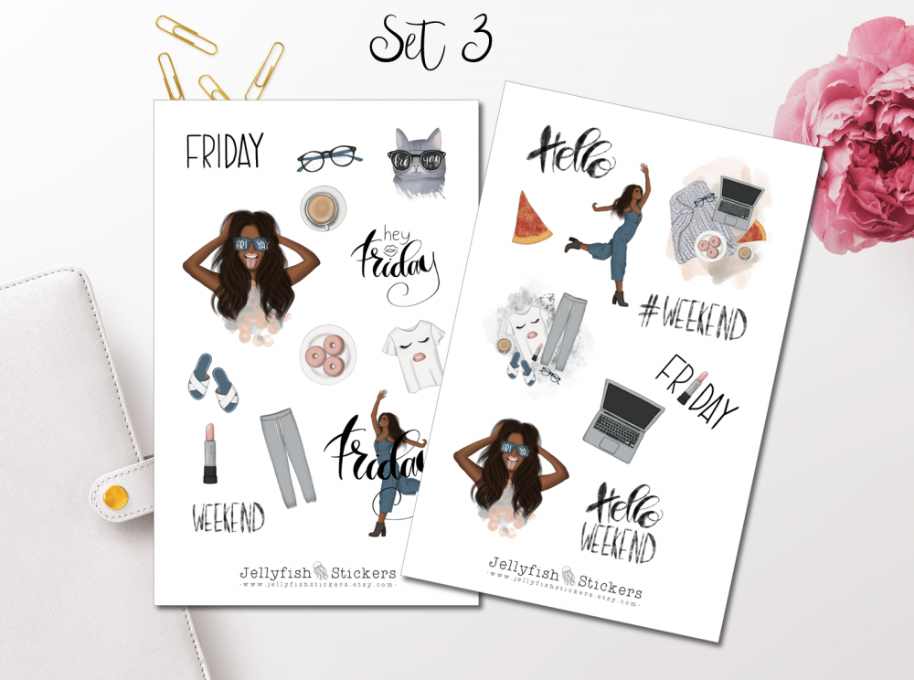 Girls Weekend Sticker Set